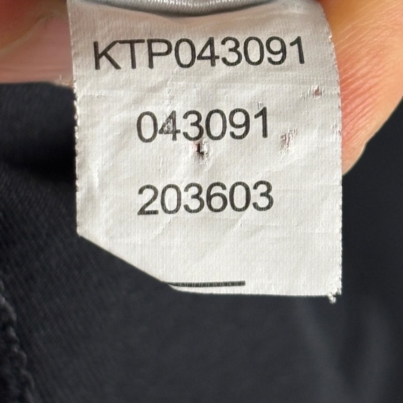 J Jill Pure Jill Stretch Cotton Crew Neck LongSleeve Tee Top XL Black Minimalist - Picture 2 of 11